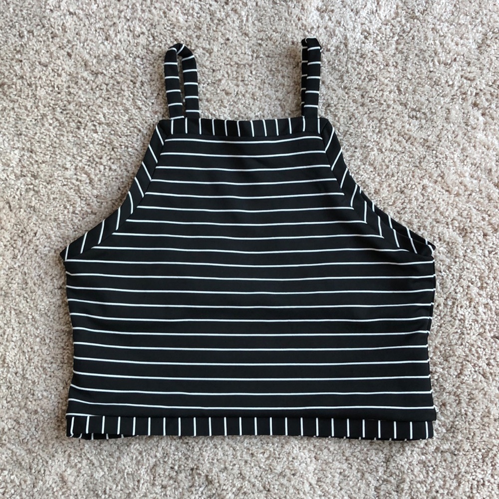 SABOSKIRT STRIPED CROP TOP SIZE XS